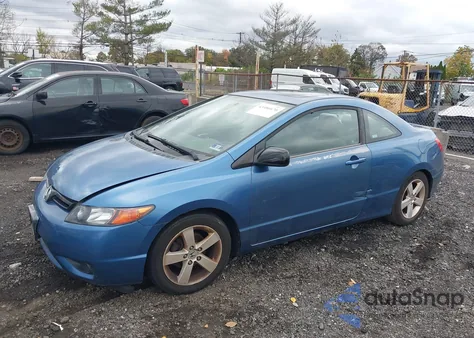 2006 Honda Civic Ex из США, поврежденный, VIN 2HGFG12846H554002